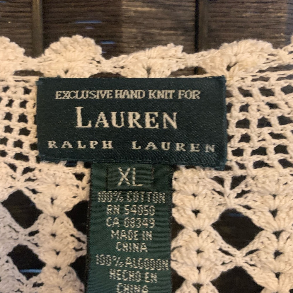 Crochet sweater